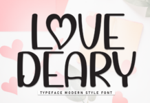 Love Deary Font Poster 1