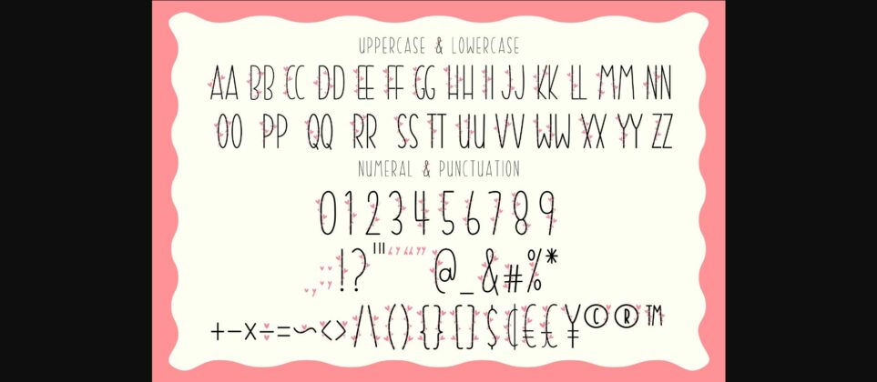 Love Farm Font Poster 8