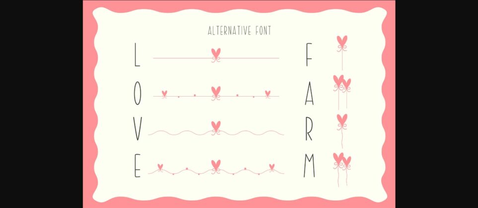 Love Farm Font Poster 9
