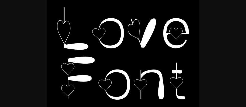 Love Font Poster 4