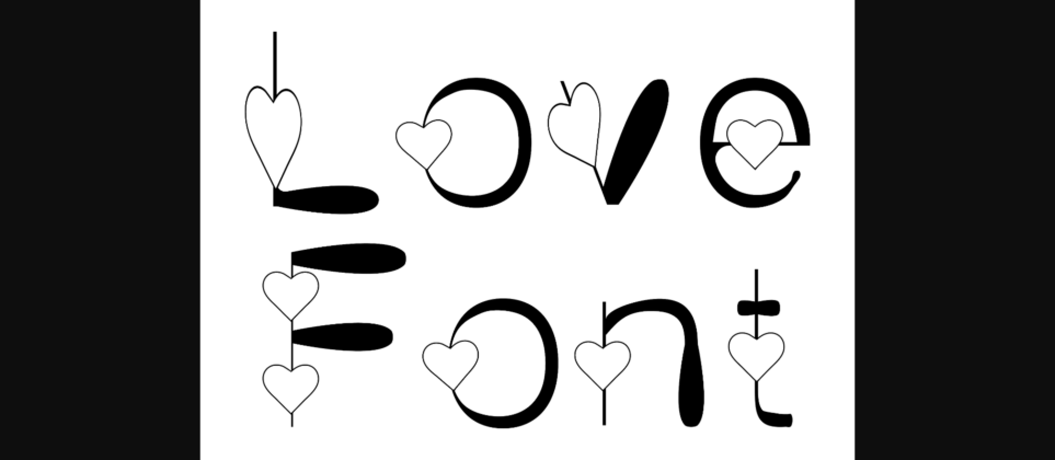 Love Font Poster 5