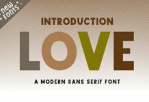 Love Font Poster 1