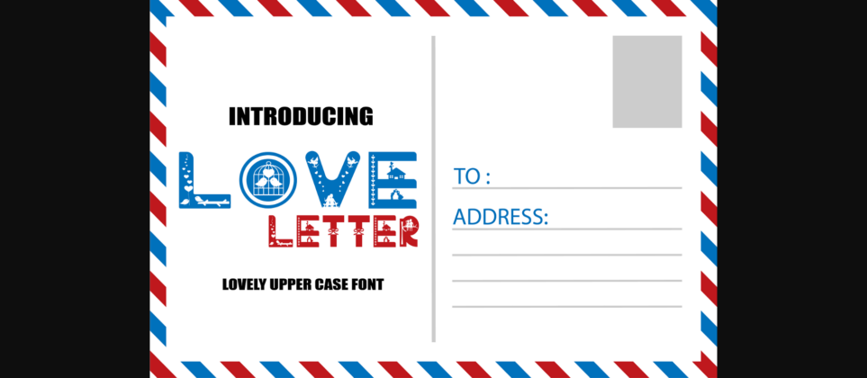 Love Letter Font Poster 3