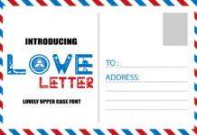 Love Letter Font Poster 1