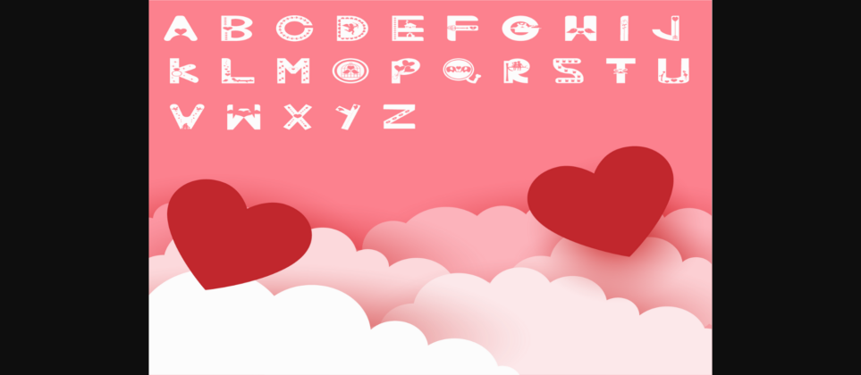 Love Letter Font Poster 4