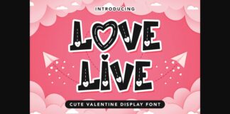 Love Live Font Poster 1