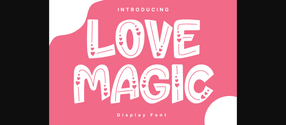 Love Magic Font Poster 3