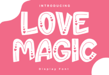 Love Magic Font Poster 1