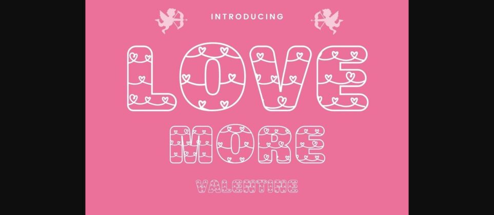 Love More Font Poster 3