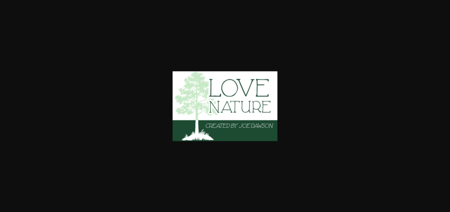 Love Nature Font Poster 4