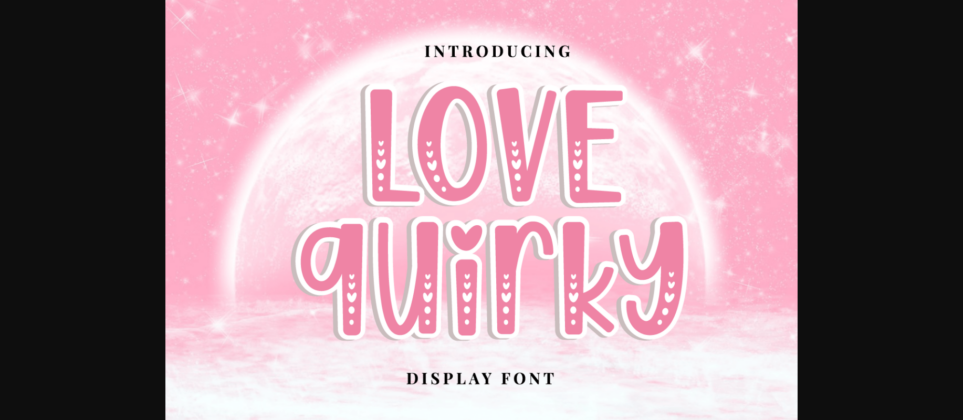 Love Quirky Font Poster 3