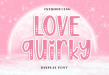 Love Quirky Font Love Quirky Font Poster 1