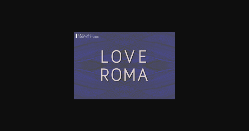 Love Roma Font Poster 3