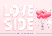 Love Side Font Poster 1