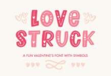 Love Struck Font Poster 1