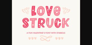 Love Struck Font Poster 1