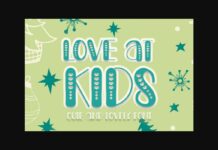 Love at Kids Font Poster 1