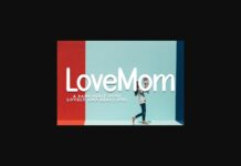 LoveMom Font Poster 1