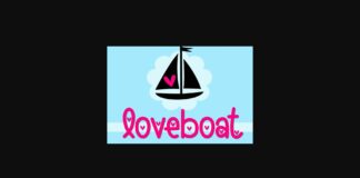 Loveboat Font Poster 1