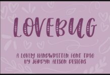 Lovebug Font Poster 1