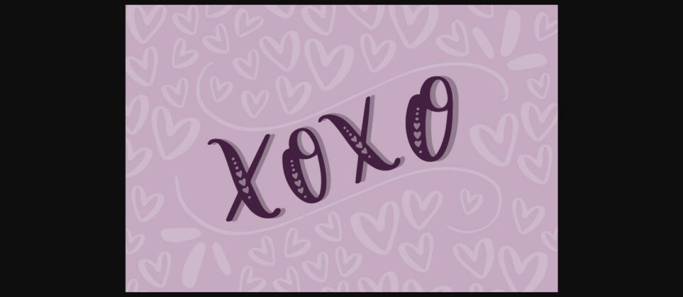 Lovebug Font Poster 6