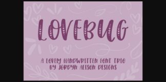 Lovebug Font Poster 1