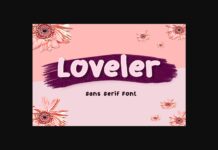 Loveler Font Poster 1