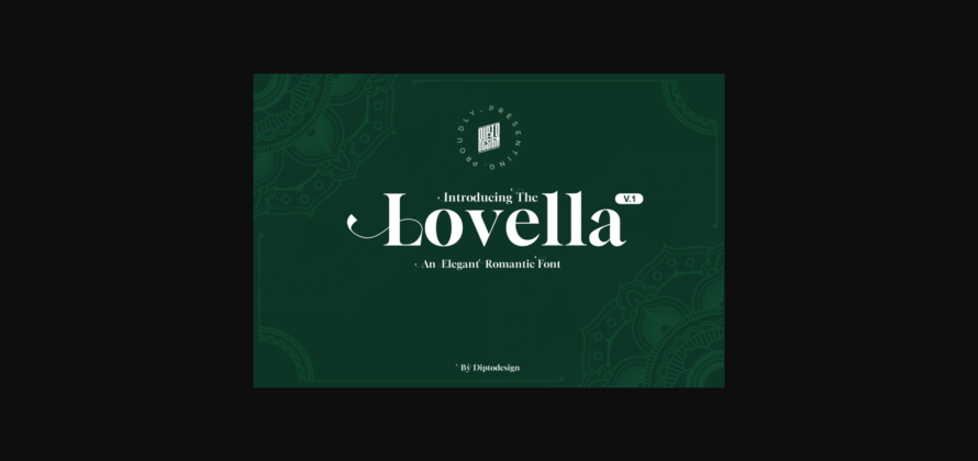 Lovella Font Poster 3
