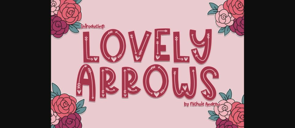 Lovely Arrows Font Poster 3