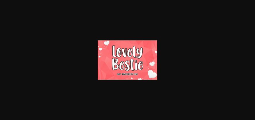 Lovely Bestie Font Poster 3