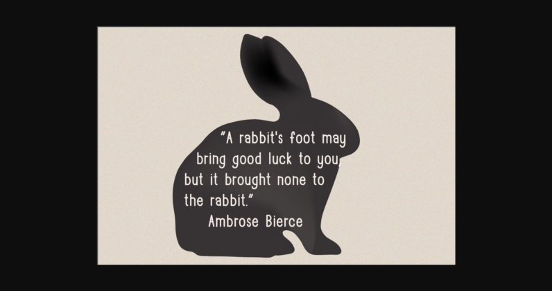 Lovely Bunny Font Poster 7