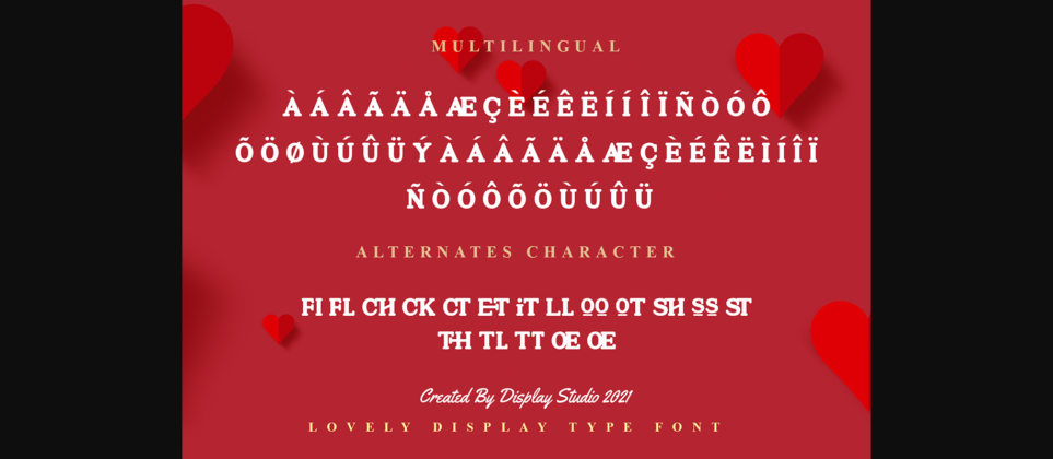 Lovely Day Font Poster 11