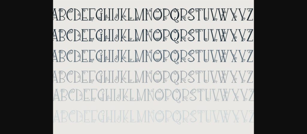 Lovely Loquacious Font Poster 7