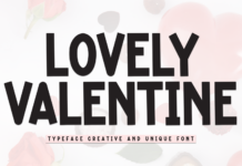 Lovely Valentine Font Poster 1