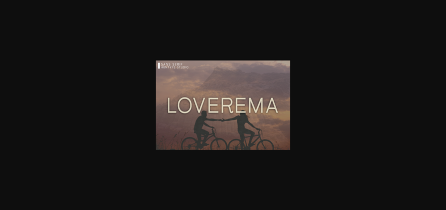 Loverema Font Poster 3