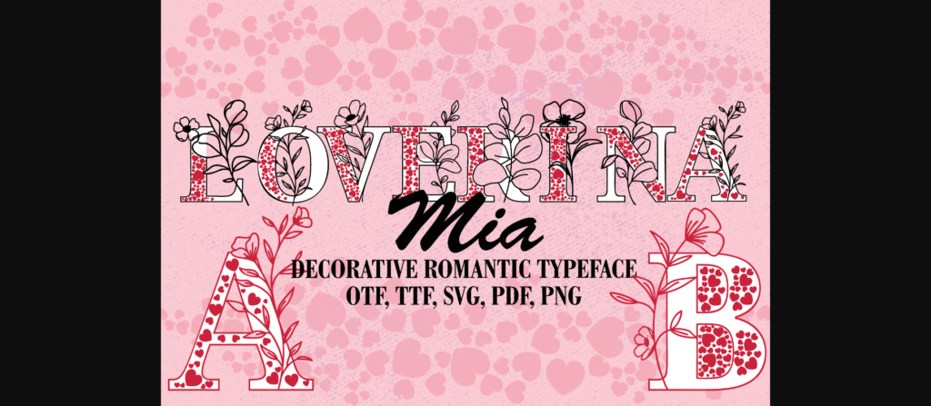 Loverina Font Poster 3