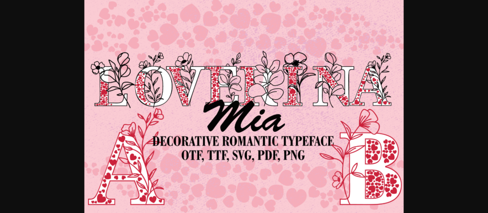Loverina Font Poster 3