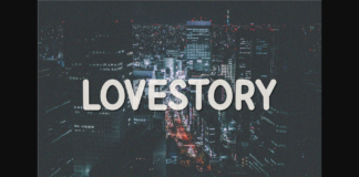 Lovestory Font Poster 1