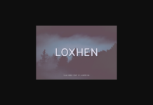 Loxhen Font Poster 1