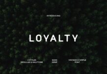 Loyalty Font Poster 1