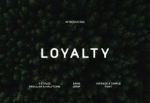 Loyalty Font Poster 1