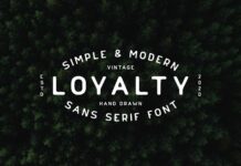 Loyalty Font Poster 1