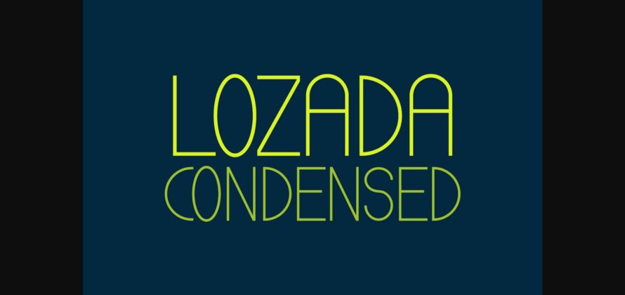 Lozada Font Poster 3