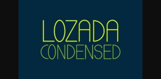 Lozada Font Poster 1