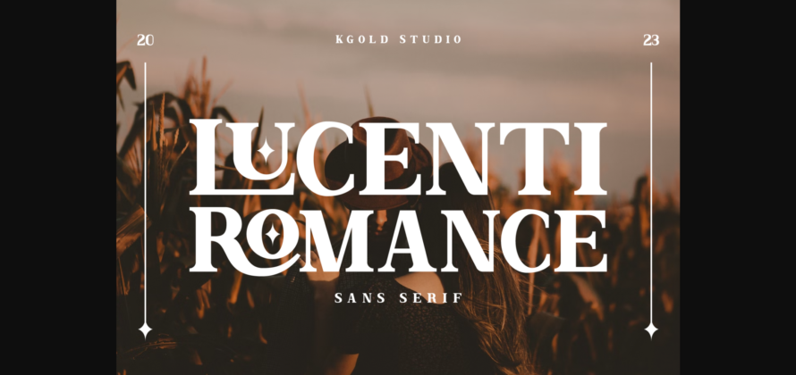 Lucenti Romance Font Poster 3