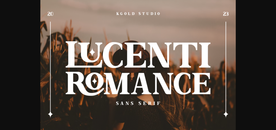 Lucenti Romance Font Poster 1