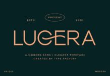 Lucera Font Poster 1