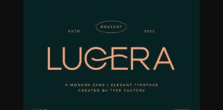 Lucera Font Poster 1