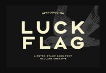 Luck Flag Font Poster 1