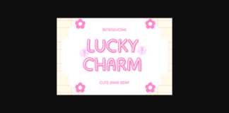 Lucky Charm Font Poster 1